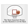 Basketball Rectangle Photo Hand Mirror (2.5" x 3.5")